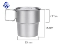 Pure Titanium Beer Cup