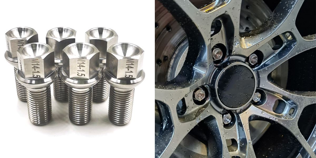 M14 titanium wheel bolt